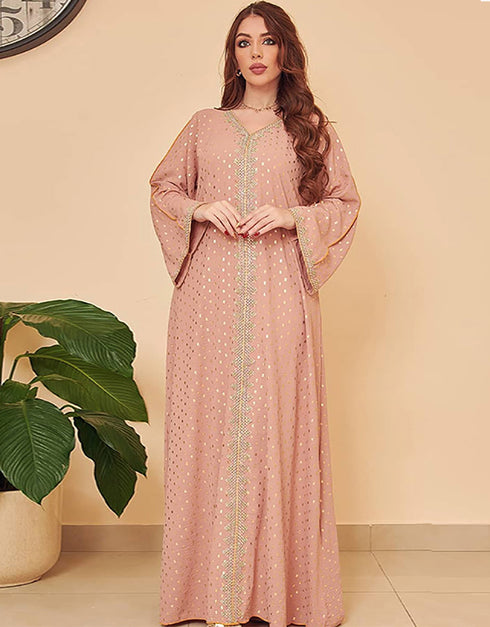 Islam Muslim Modest Abaya Elegant Party Evening Dresss